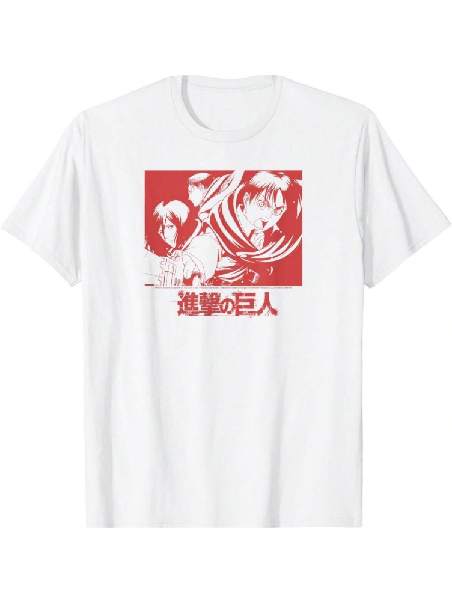 Season 2 Eren And Survey Corps Peach Anime T-Shirt S разноцветный
