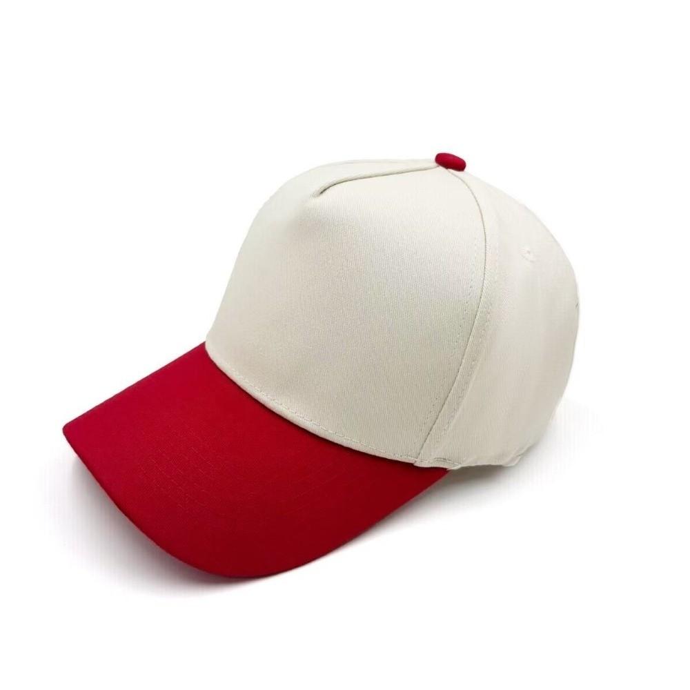 Simple Color Blocked Peaked Cap Breathable Lightweight Baseball Cap Adjustable Korean Style Sunscreen Sun Hat Travel