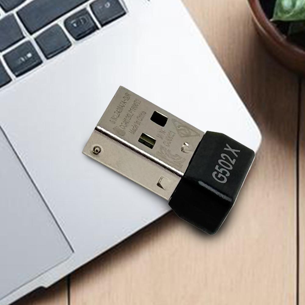 USB Wireless Dongle Receiver Portable USB Receiver Dongle Plug USB Mouse Adapter for Logitech G502X Wireless Gaming Mouse