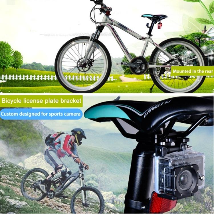 PULUZ Aluminium Alloy Bike Seat Cushion Mount for GoPro, Insta360, DJI and Other Action Cameras