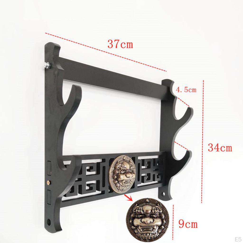 Chinese Flute Rack Tabletop Display Stand Lightweight Samurai Holder Support for