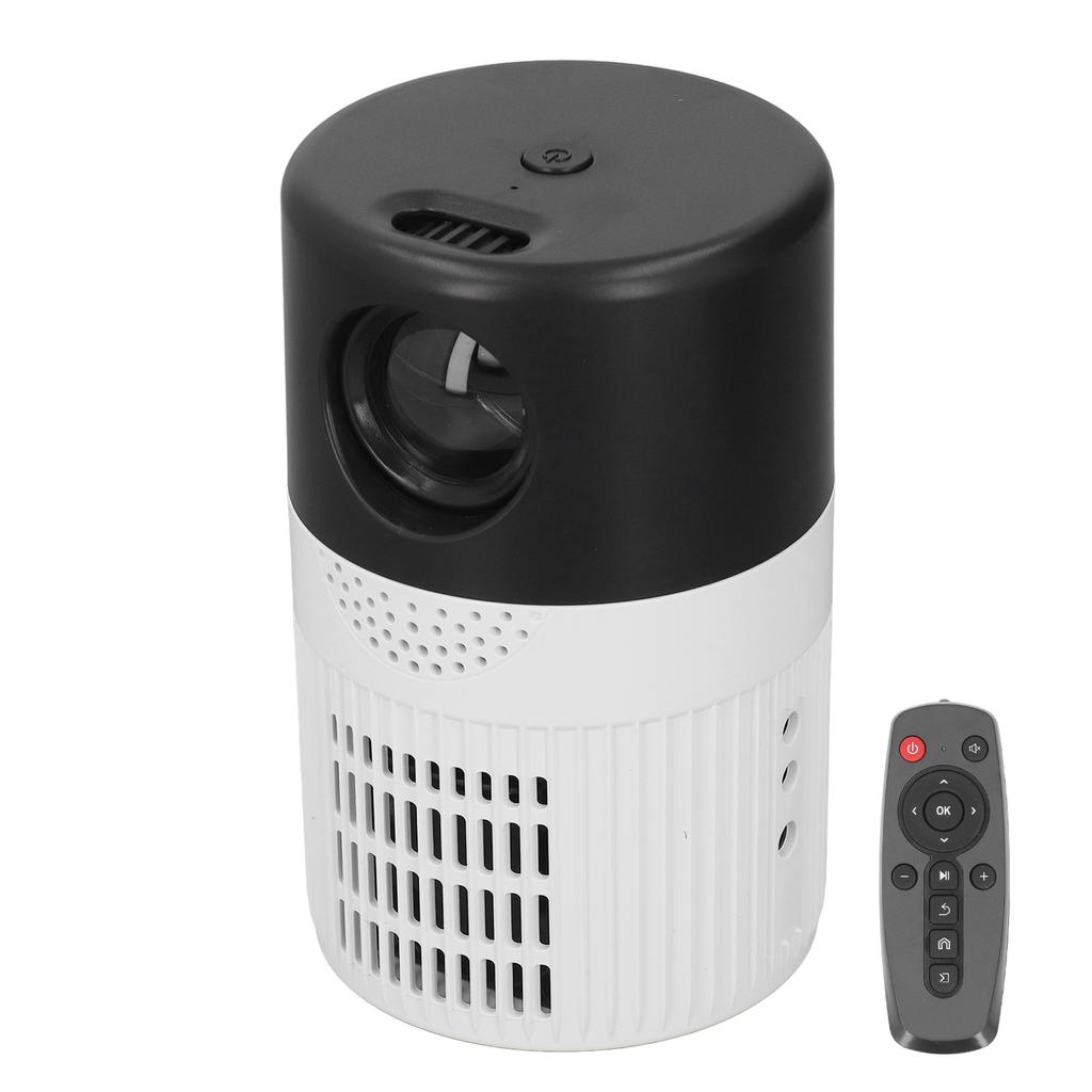Mini Projector TFT LCD High Definition Dual Fan Portable Home Video Movie Projector 100‑240V UK Plug
