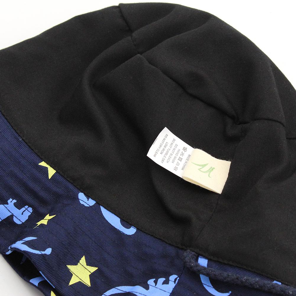 Boy Summer Sun Protection Fisherman Hat Dinosaur Pattern Bucket Hat