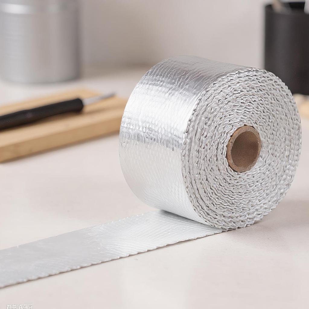 10m*5cm Exhaust Pipe Insulation Tape Set Exhaust Heat Tape Manifold Downpipe High Temperature Bandage Adhesive Tape Kit