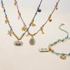 Multilayer Coastal Themed Jewelry Adjustable Length Necklace Ideal For Swimwear And Summer Dresses