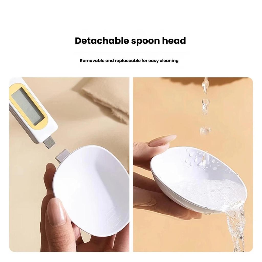 CLITON Electronic Measuring Spoon, Baking Scale, Measuring Spoons for Home Use, Gram Spoons, Milk Powder And Baked Goods Weighing Scale, Coffee Scale