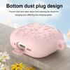 Silicone Earphone Protective Case with Carabiner for AirPods 4 2025 Shockproof and Dustproof Cover