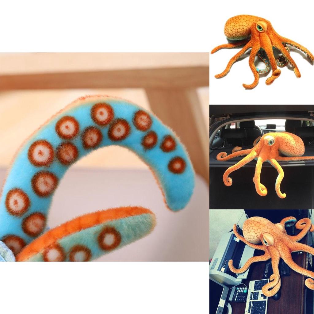 Extra Large Simulation Octopus Stuffed Animal Toy Plush Doll Perfect For Home And Car Decor
