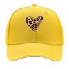 Wild Safari Heart Brush Pattern Sandwich Baseball Cap Sun Cap Outdoor Workouts Hat
