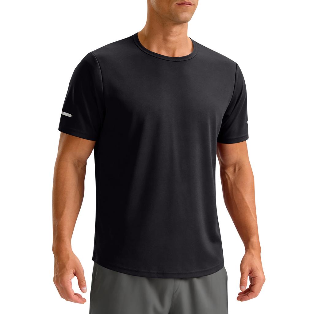 Men's Round Neck T-Shirt, Men's Outdoor Sports And Fitness Top