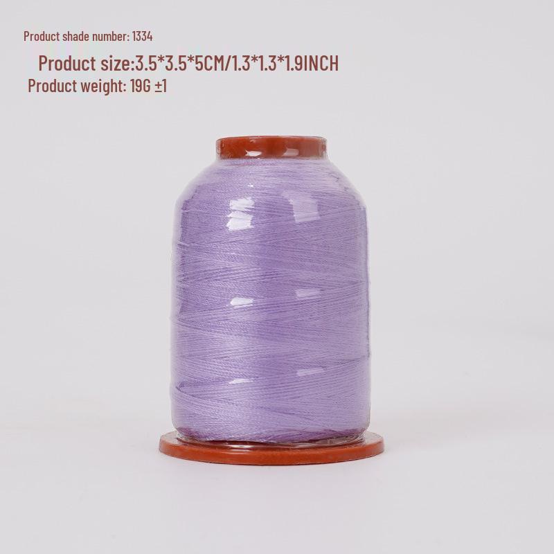 Polyester Sewing Thread: 100 Colors, 500 Yards, Fine Two-Strand, High-Speed, for Hand Sewing