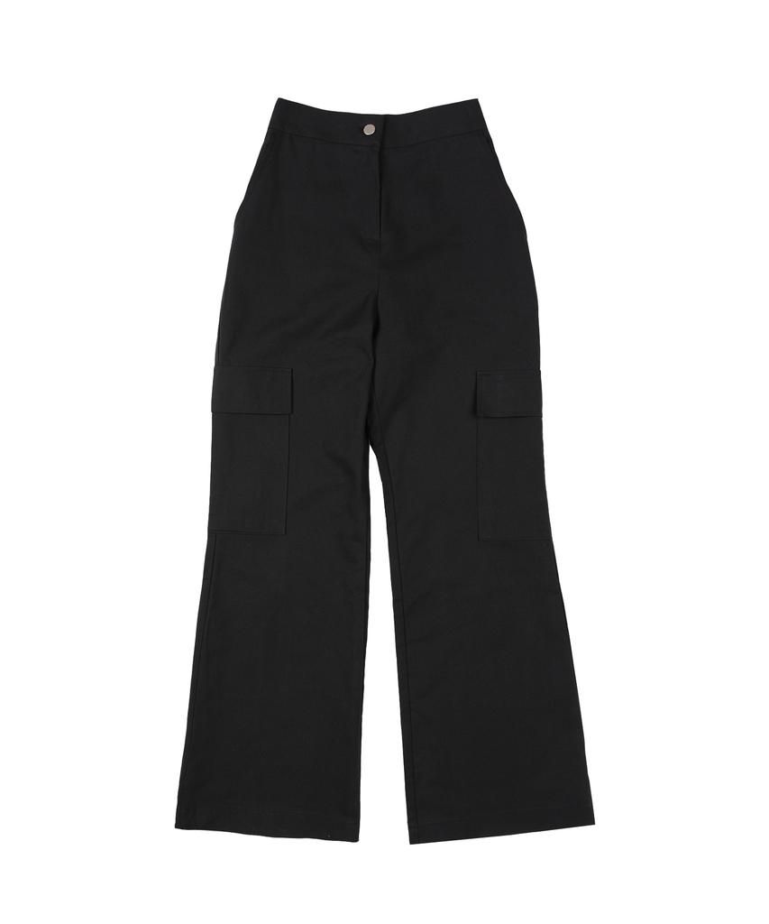WHEN YOU MOVE Cargo Semi-Bootcut Pants (2 Colors)