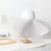 Oversize 25Cm Wide Brim Straw Hat Women'S Beach Cap Foldable Sunshade Protection Hat Ladies Sun Hats For Summer Girls