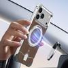 Legiertes Holzgehäuse für iPhone 17 Pro Max 17 Pro Hülle Magnetisch für Magsafe Holzständer Halter Mechanischer Verschluss Walnussschale Funda
