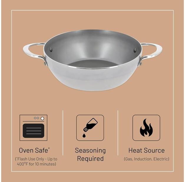 Frying Pan De Buyer Mineral B Element 36 Cm 5.5 L (5654.24)
