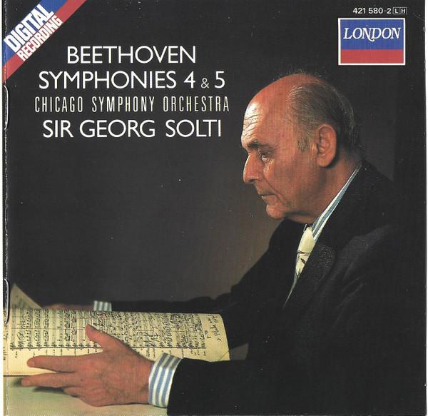 

CD БЕТХОВЕН, СОЛТИ; ТРУБА - Бетховен;Симфонии 4 и 5 4215802 London Records 1988 США Классика Б/У