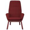 Recliner Chair Wine Red Fabric