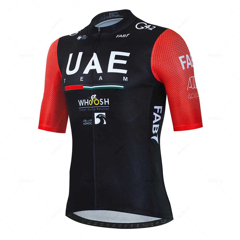 2026 Uae Cycling Jersey Set MTB Uniform Bike Clothing Summer Breathable Bicycle Shirt Ropa Ciclismo Bib Pants Maillot Ciclismo