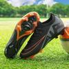 Quality one seamless fly-woven football shoes men's low-top spikes grass training shoes