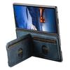 SUTENI Leather Case for Samsung Z Fold 5/6/7: Oil Wax Texture, Card Slot, Elastic Band, Stand Function.