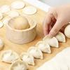 Dřevěný nástroj na výrobu knedlíků Lisovací nástroj Dřevěná forma a kulička Ruční nástroj na lisování těsta na obaly Rychlý nástroj na výrobu obalů na knedlíky