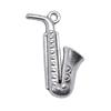 Musical Charms Multi Color Alloy Guitar Pendants For Music Themed Jewelry Making