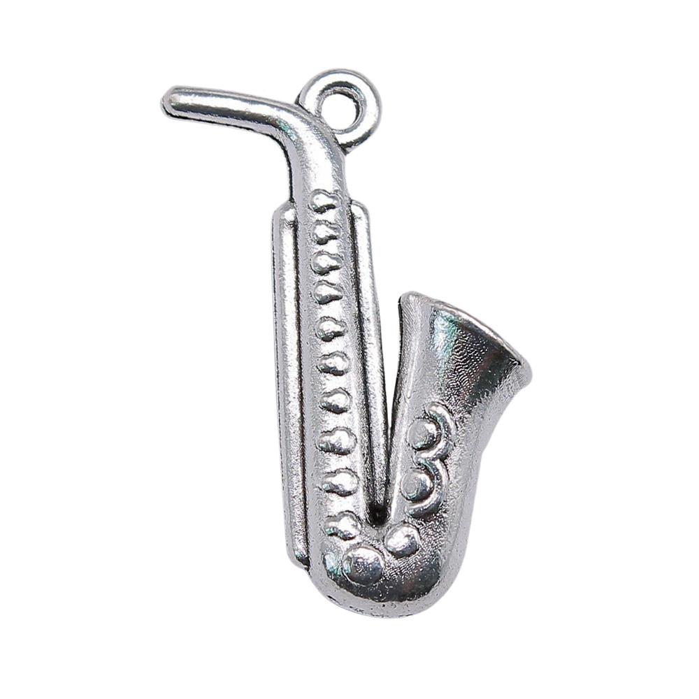 Musical Charms Multi Color Alloy Guitar Pendants For Music Themed Jewelry Making