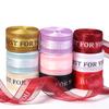 10 Yards "Just For You"Sheer Chiffon Ribbon Organza Satin Ribbons for Gift Wrapping Decoration Wedding Party Wreath Lace Fabric