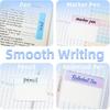 Tab Sticky Notes,Sticky Index Tabs,1200 PCS,24 Sets,Colorful Divider Binder Thin Annotation Organize Sticky Notes,Post It Signature Tabs