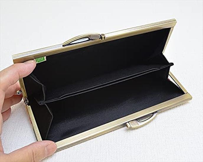 [SHIKISAIDO ORIGINAL COLLECTION] Shikisaido Clasp Wallet, Parakeet Pattern Series (Yellow)