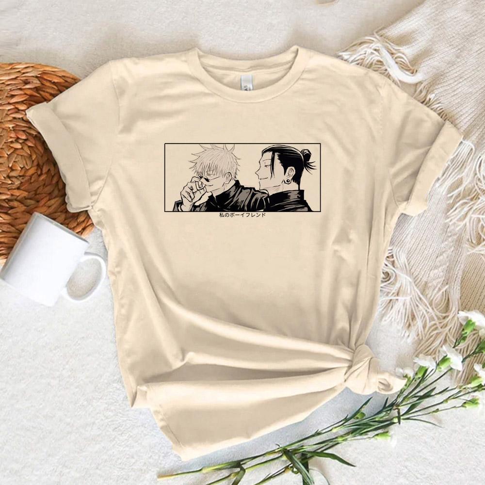 Jujutsu Kaisen T Shirt Anime Cosplay Tees Women Men Grunge Aesthetic Short Sleeve Streetwear Harajuku T-shirt