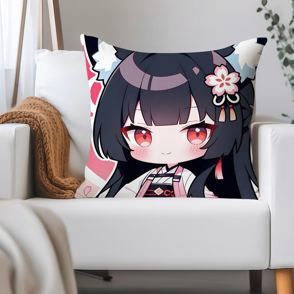 Game Z-zenless Z-zone Z-zero Hoshimi Miyabi Pillow Case Applicable Space For Guest Rooms Interiors Cars Office House Decoration