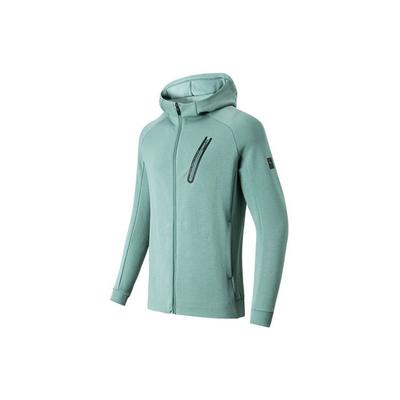 Anta Warm Hooded Cardigan Knit Jacket Unisex Jacket Green 152147715-2