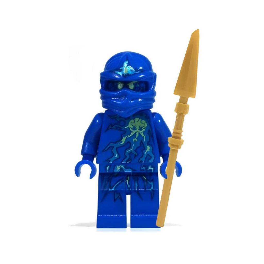 Maximum Potential Kai Phantom Minifigure Compatible Building Toy with LEGO: Fire Ninja Lloyd & Jay Weapon Assembly