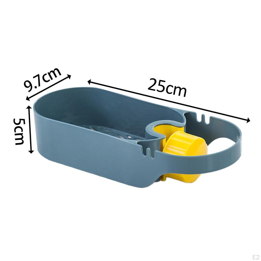 Faucet Sponge Holder Drainage Shelf Kitchen Sink Organizer Hanging Drain Rack for