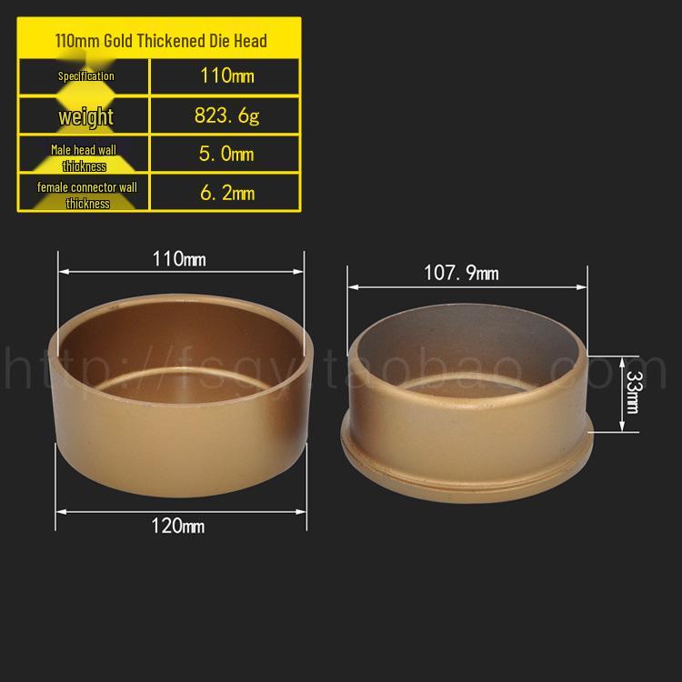PPR Hot Melt Tool: Electronic Temperature-Controlled Heat Fusion Welder for PB/PE Water Pipes (75-110mm).