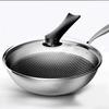 Kombach 32cm 304 Stainless Steel Honeycomb Non-Stick Wok