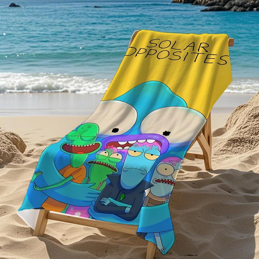 Funny-Solar OppositesS Towel Five-Star Hotel Quality Eco-Friendly Ultra Soft Thick Towels & Beach Towels