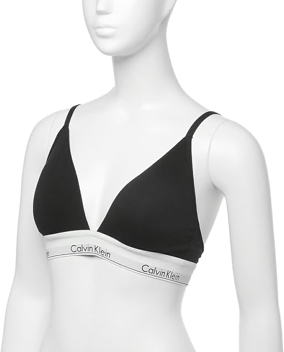 Calvin Klein MODERN COTTON bralette med størrelse XS polstring, grå, [Brugt]