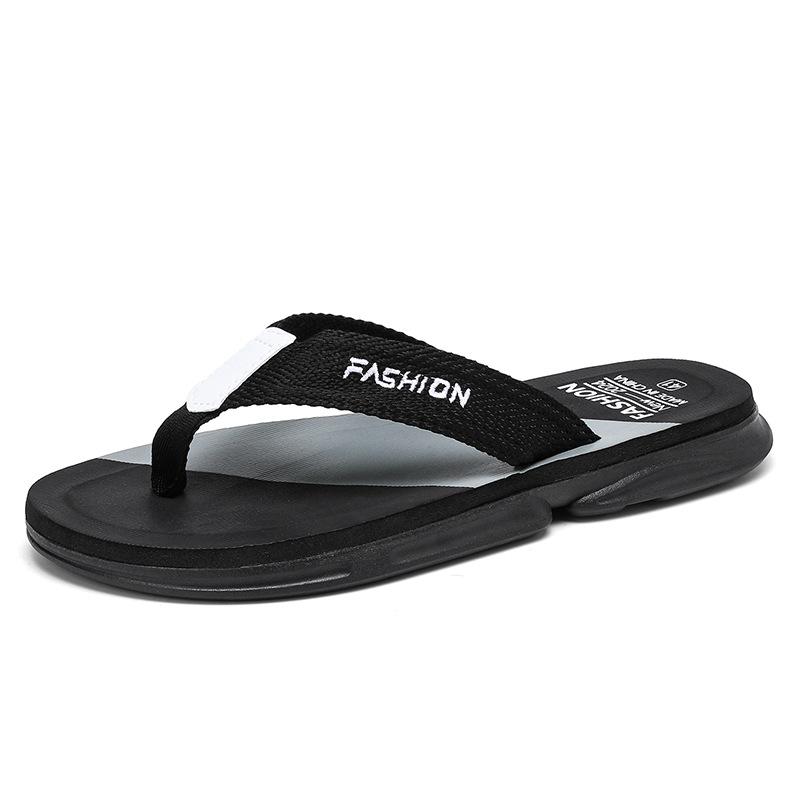 Summer new men's shoes trendy soft-soled flip-flops teenagers outdoor non-slip and deodorant casual sandals tide sandals