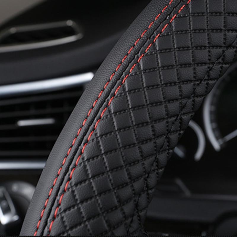 Husa antiderapanta pentru volan Design universal Cu piele PU moale Prindere antiderapanta Pentru condus sigur