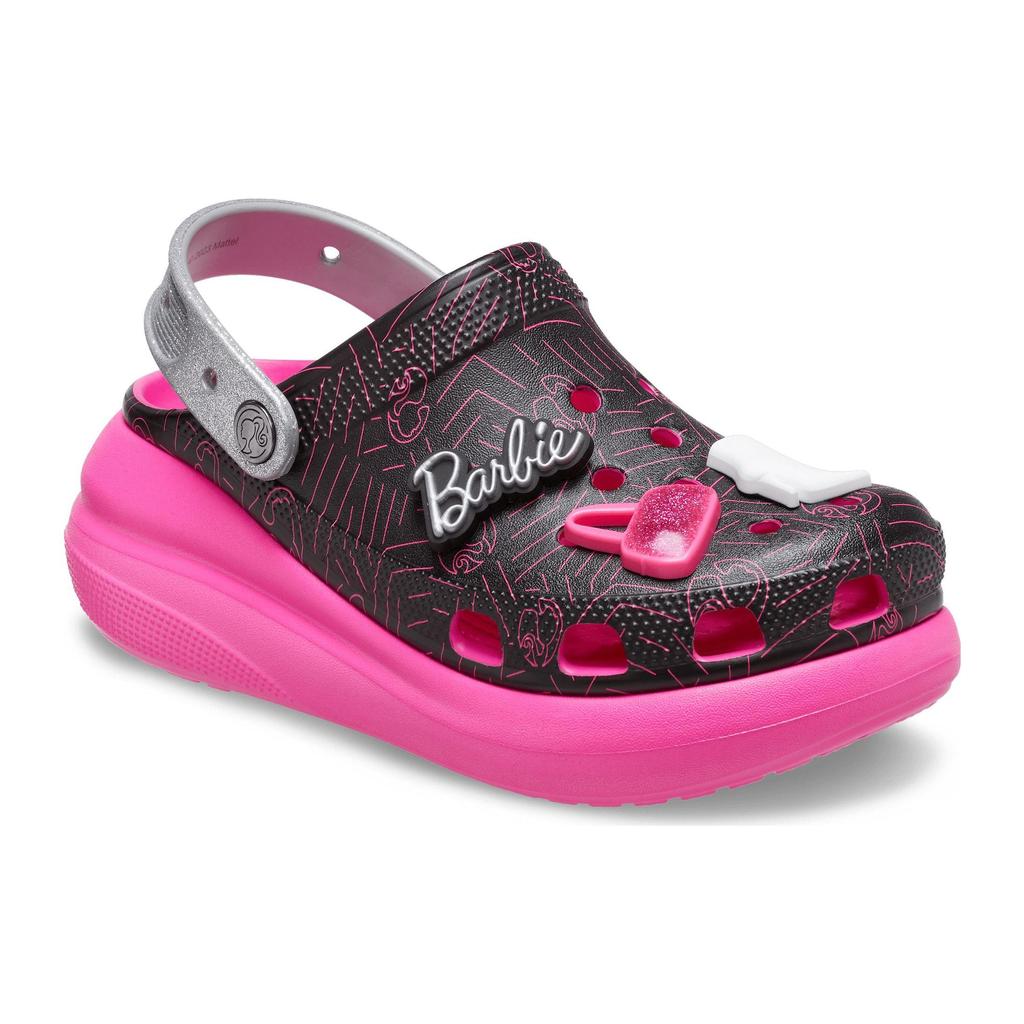 Barbie X Crocs Crush Clog Black Pink Men Sneakers 208819-001