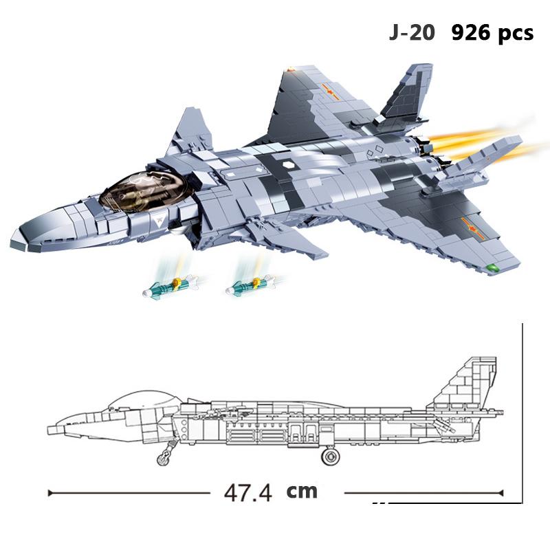 Militär Panzer Tank WW2 Flugzeug F35 J20 T72 Armeelastwagen Schützenpanzer Hubschrauber Bausteine Flugzeug Flugzeug Modell Spielzeug
