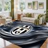 Juventus FC Design Crystal Velvet Rug Soft Decorative Mat for Bedroom Entrance