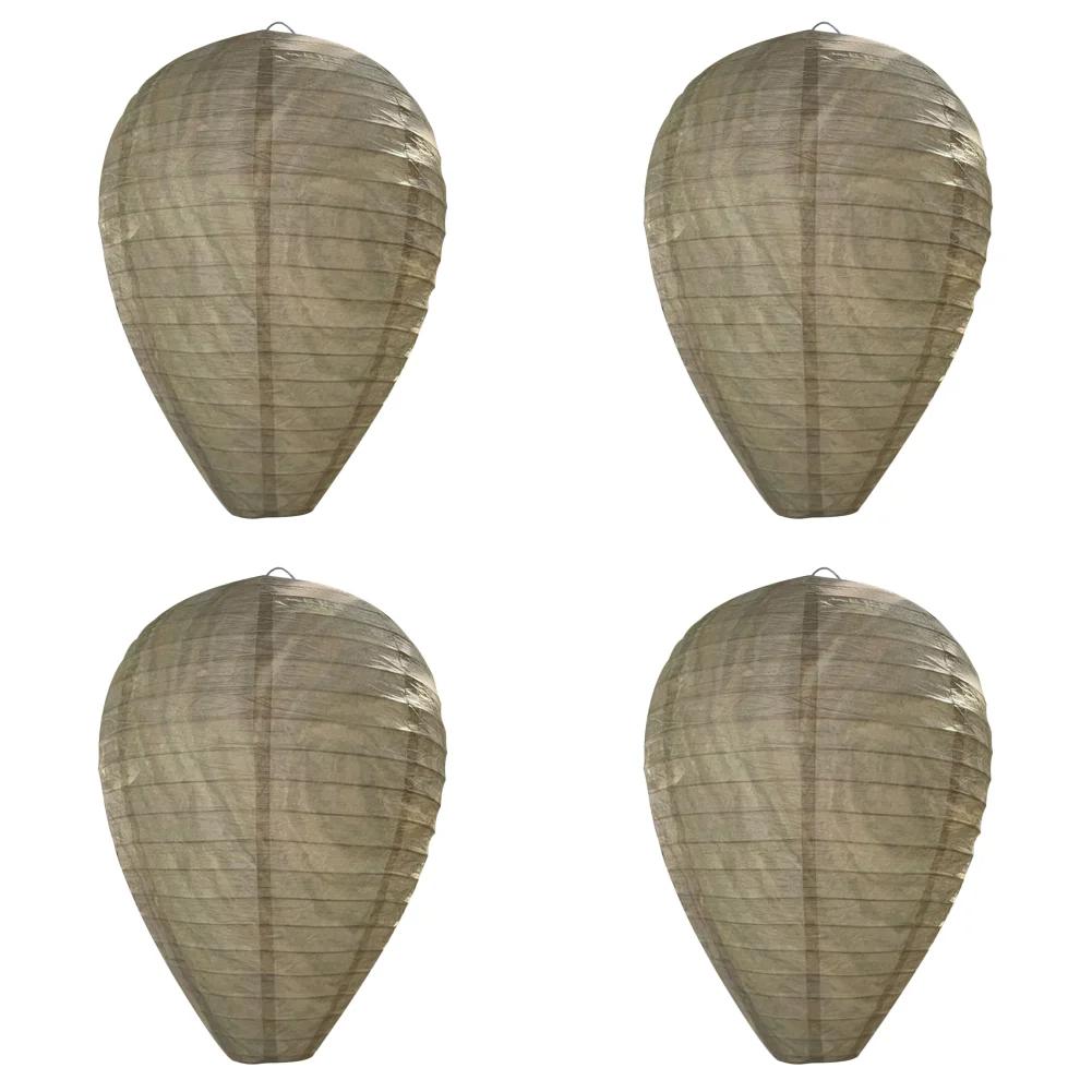 1-5PCS Hanging Wasp Nest Decoy Outdoor Waterproof Fake Wasp Nest Decoy Nest Decoy Hornets Plastic Insects Paper Drive Beehive