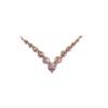 Exquisite Gold V-Shaped Rhinestone Necklace Accessory Connector