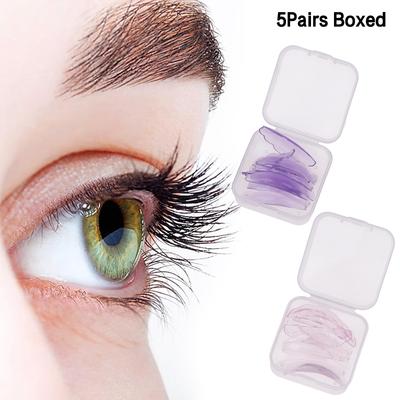 5 Paar Siliconen Wimperpermanent Pad Herbruikbaar Wasbaar Schild Lifting Wimperkruller Wimperstokjes Make-up Tools
