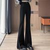 Fashion Black Flare Pants Women Spring Hotsweet Skinny High Waist Trousers Female Sexy Slim Fit Streetwear Bottoms
