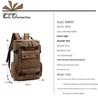 Korean Style Men's Canvas Backpack: Large Capacity, Multifunctional for Travel & Hiking