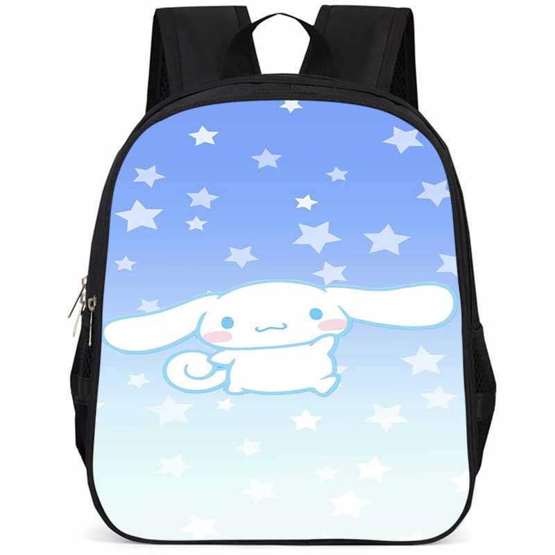 Adorable Cinnamoroll 15 Inch Large Capacity Lightweight School Backpack For Kids